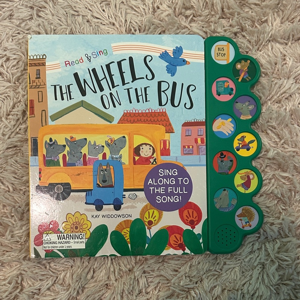 Interactive 'The Wheels on the Bus' Musical Book
